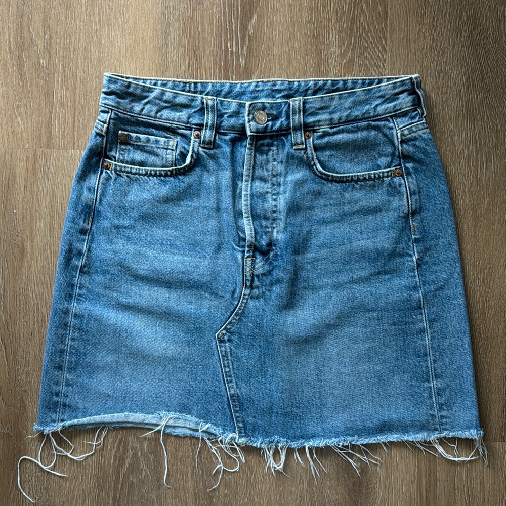 H&M Denim Mini Skirt